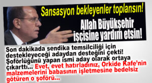 SEÇER SÖZ VERDİĞİ ADAYI ORTADA BIRAKTI, ŞOFÖRÜNÜ SON ANDA SENDİKA AĞASI YAPMAYA KARAR VERDİ! BOMBA İDDİA!