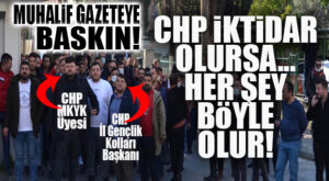 HABERCİ GAZETESİ’NE CHP İL GENÇLİK’TEN VE BELEDİYENİN ADAMLARINDAN AÇIK AÇIK BASKIN!