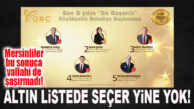 BİR ANKET DAHA GELDİ… SON 3 YIL BAŞARI LİSTESİNDE SEÇER YİNE YOK!