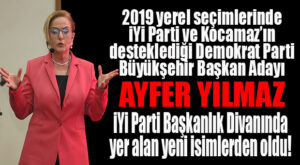 İYİ PARTİ DİVAN KURULU DEĞİŞTİ: ESKİ BAKAN AYFER YILMAZ DİVAN ÜYESİ OLDU!