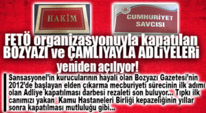 BOZYAZI VE ÇAMLIYAYLA ADLİYELERİ “EN SONUNDA” YENİDEN AÇILIYOR! BU SIKINTIYI O DARBEYİ YİYENLER İYİ BİLİR!