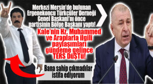 FERDİ KALE, ZAFER PARTİSİNDE ÖNCE BÖLGE BAŞKANI OLDU ARDINDAN 3 GÜN SONRA PARTİDEN İSTİFA ETTİ: “PARTİ KURUYORUM!”