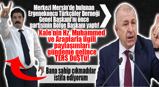 FERDİ KALE, ZAFER PARTİSİNDE ÖNCE BÖLGE BAŞKANI OLDU ARDINDAN 3 GÜN SONRA PARTİDEN İSTİFA ETTİ: “PARTİ KURUYORUM!”
