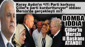 BOMBA İDDİA: ÇİLLER DESTEKLİ PARTİNİN MERSİN İL BAŞKANI ATANDI!