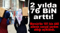 MUHTAÇ HALE GELDİK, FARKINDA MISINIZ? MERSİN’DE SOSYAL YARDIM ALAN HANE SAYISI 181 BİN 446’YA FIRLADI!