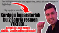 BÜYÜKŞEHİR’DE KURDUĞU İMPARATORLUK RESMEN YIKILDI… İŞTE UYAN’IN BİTTİĞİNİ GÖSTEREN 2 SATIRLIK TALİMAT!