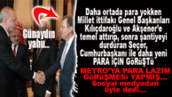 DAHA PARA BULMADAN GENEL BAŞKANLARA BOŞ TEMEL ATTIRMIŞTI! CHP’Lİ SEÇER CUMHURBAŞKANI ERDOĞAN İLE “METROYA PARA İÇİN” GÖRÜŞTÜ! GÜNAYDIN YAHU!