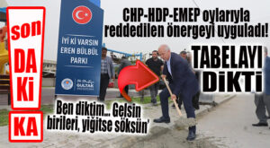 SON DAKİKA… GÜLTAK MECLİS KARARINI TANIMADI, “İYİ Kİ VARSIN EREN” TABELASINI DİKTİ!