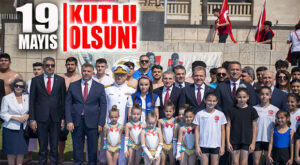 19 MAYIS ATATÜRK’Ü ANMA GENÇLİK VE SPOR BAYRAMI KUTLANDI
