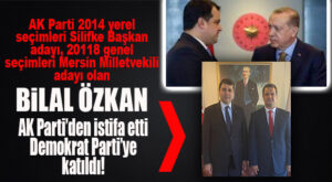 CUMHURBAŞKANI ERDOĞAN’IN ELİNDEN ÖDÜL ALAN MERSİN MİLLETVEKİLİ ADAYI ÖZKAN DA AK PARTİ’DEN İSTİFA ETTİ, DP’YE GEÇTİ!