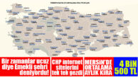 CHP ARAŞTIRDI: “MERSİN’DE AYLIK ORTALAMA KİRA 4.500 TL!”