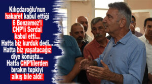 ŞOKA GEL ŞOKA… CUMHUR’UN 6 BENZEMEZ HAKARETİNİ CHP’Lİ KUYUCUOĞLU DA KABUL EDEREK, SÖYLEDİ… YETMEDİ BİR DE 6’YI 5’E DÜŞÜRDÜ!