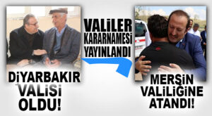 VALİLER KARARNAMESİ YAYINLANDI… MERSİN’İN YENİ VALİSİ ŞIRNAK VALİSİ ALİ HAMZA PEHLİVAN OLDU!