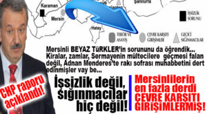 CHP’YE GÖRE MERSİN’İN EN TEPE SORUNU: ÇEVRE KARŞITI GİRİŞİMLERMİŞ!