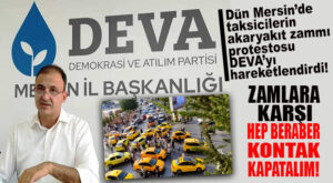 DEVA’LI CENKCİMENOĞLU’NDAN ORTAK EYLEM ÇAĞRISI: “KONTAK KAPATALIM!”