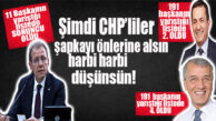 CHP’YE BOMBA DÜŞTÜ! SEÇER’E ÖZYİĞİT VE TARHAN ŞOKU: CHP ANKETİNDE EN BAŞARILI İLÇE BELEDİYE LİSTESİNDE 191 KİŞİ İÇİNDE İLK 5’E GİRDİLER!