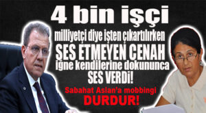 CHP’Lİ SEÇER’E SABAHAT ASLAN İÇİN “KENDİ CENAHINDAN İHTAR”: ASLAN’A YAPTIĞIN MOBBİNGİ DURDUR!