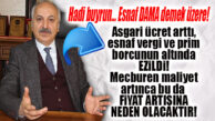 ESNAF DARALDI, ÜRÜNLERE ZAM SİNYALİ ÇAKTI: “PRİM VE VERGİ YÜKÜ ALTINDA EZİLİYORUZ”