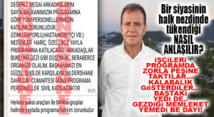 BİR SİYASİNİN HALKTA BİTTİĞİNİN RESMİDİR: SEÇER İÇİN BELEDİYE İŞÇİLERİ ZORLA ALANA GETİRİLDİ! ŞOK MESAJLAR ORTAYA ÇIKTI…