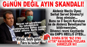 MİDYAT, SEYFO; GÜLÜN… İŞTE GÜNÜN FIKRASI: DÖVENCİ’Yİ PARTİDEN İHRAÇ ETMİŞLER, FAKAT KURUMLARA BİLDİRMEDİKLERİ İÇİN DÖVENCİ HALA RESMEN CHP’Lİ MECLİS ÜYESİ! HEY YAVRUM HEY!