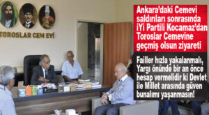 KOCAMAZ’DAN SALDIRI SONRASI CEMEVİ ZİYARETİ: “BU SALDIRI, MİLLET-DEVLET BİRLİĞİMİZE SALDIRIDIR!”