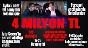 CHP’Lİ SEÇER’İN PKK’LI KIZLARI KAHRAMANLAŞTIRAN SERDAR AKİNAN’A YILDA 4 MİLYON TL’LİK İŞ VERDİĞİ ORTAYA ÇIKTI… YOK BÖYLE İDDİA!