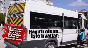 VELİLERE HABER: 2022 SERVİS ÜCRETLERİ BELLİ OLDU!