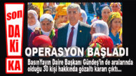 FLAŞ GELİŞME… BÜYÜKŞEHİR BASIN YAYIN DAİRE BAŞKANI BEDRETTİN GÜNDEŞ PKK/KCK SORUŞTURMASINDA GÖZALTINA ALINDI
