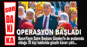 FLAŞ GELİŞME… BÜYÜKŞEHİR BASIN YAYIN DAİRE BAŞKANI BEDRETTİN GÜNDEŞ PKK/KCK SORUŞTURMASINDA GÖZALTINA ALINDI