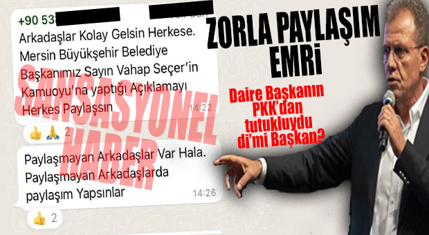 CHP’Lİ SEÇER EKİBİNDEN İŞÇİYE “AÇIKLAMAYI PAYLAŞ” ZORLAMASI GELDİ! YA Bİ YETERİN YA…