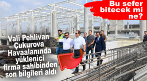 VALİ PEHLİVAN’DAN HAVAALANI İNŞAATINA ZİYARET: YÜKLENİCİ FİRMA SAHİBİNDEN SON BİLGİLERİ ALDI