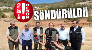 ÇOK ŞÜKÜR… BÜYÜKECELİ’DE BAŞLAYAN YANGIN KONTROL ALTINA ALINDI