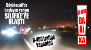 SON DAKİKA… RÜZGAR KÖRÜKLEYİP, DURUYOR: BÜYÜKECELİ’DEKİ YANGIN SİLİFKE’YE DAYANDI