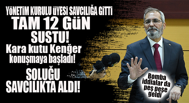 12 GÜN ÖNCE DEĞİL DE NEDEN ŞİMDİ? TESKİ’DE ESKİ GENEL MÜDÜR KONUŞTUĞUNDA SUSAN CHP’Lİ BOZDOĞAN, “KARA KUTU” KONUŞMAYA BAŞLAYINCA SOLUĞU SAVCILIKTA ALDI!