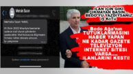 VALLA ALAN VE KESİLEN DÜŞÜNSÜN! BEDO AĞANIN TUTUKLANMA HABERİNİ YAPAN BASINA SEÇER YAPTIRIMI: “İLANLARINI KESİN!”