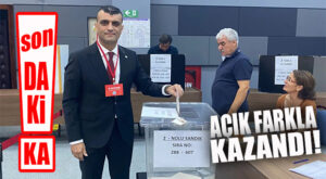 SON DAKİKA… BARO SEÇİMLERİNDE KAZANAN GAZİ ÖZDEMİR OLDU