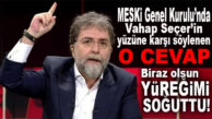 CHP’Lİ SEÇER’E VERİLEN CEVABI AHMET HAKAN YORUMLADI: “BİRAZ OLSUN YÜREĞİM SOĞUDU!”