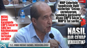 SEÇER’E SİHA TEPKİSİ! MHP’Lİ TAT: “ALAYSI TAVIRLA ‘GÖZLERİM YAŞARDI’ DEMENİZİ KABUL ETMEMİZ MÜMKÜN DEĞİL!”