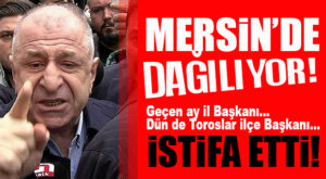 ZAFER PARTİSİ’NE MERSİN’DE ŞOK ÜSTÜNE ŞOK: İL BAŞKANINDAN SONRA TOROSLAR İLÇE BAŞKANI DA İSTİFA ETTİ!