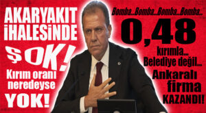 BOMBAYA GEL! BÜYÜKŞEHİR AKARYAKIT İHALESİNDE KIRIM ŞOKU… İHALE MERSİN DIŞI FİRMAYA… HEM DE 0,48 KIRIMLA!