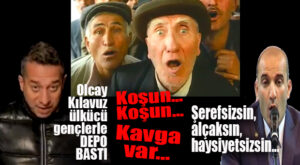 KOŞUN, KOŞUN KAVGA VAR: CHP’Lİ BAŞARIR VE MHP’Lİ KILAVUZ YİNE KAPIŞTI