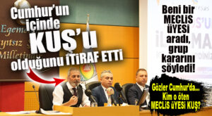 BOZDOĞAN’A CUMHUR TOPLANTILARINDA KONUŞULANLARI “UÇURAN KUŞ MECLİS ÜYESİ” KİM? TARSUS BUNU KONUŞUYOR…