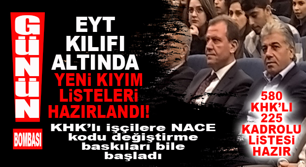 BÜYÜKŞEHİR’DE İŞÇİYE YENİ KIYIM HAZIRLIĞI MI VAR? KHK’LILAR VE KADROLU İŞÇİLER İÇİN YENİ PLAN NE?