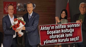 AKTAY’IN İSTİFASI SONRASI CHP YENİ İL BAŞKANINI SEÇTİ: KORAL ÖMÜR!