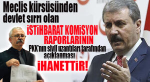 DEVLET GİZLİ BELGELERİNİ AÇIK OTURUMDA AÇIKLAMAK İSTEYEN HDP’Lİ TURAN’A DESTİCİ DE TEPKİ GÖSTERDİ!