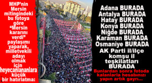 MERSİN’DE İRTİFA KAYBEDEN MHP’LİLER, BİRLEŞTİRİLMİŞ İL MİTİNGİNDE KATILIM SAYISINA TAKILDI! DİKKAT ÇEKEN DETAY…