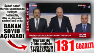MERSİN’DE “KÖKÜNÜ KURUTMA OPERASYONU!” BAKAN AÇIKLADI: 131 GÖZALTI!