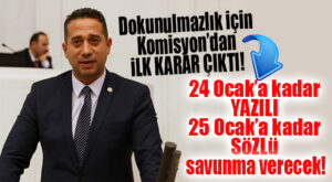 CHP’Lİ BAŞARIR İÇİN İLK KARAR: 24 OCAK’A KADAR YAZILI, 25 OCAK’A KADAR SÖZLÜ SAVUNMA YAPACAK!