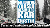 YILIN İLK KARI YÜKSEK KESİMLERE DÜŞTÜ: YOLDA KALANLAR BİLE OLDU