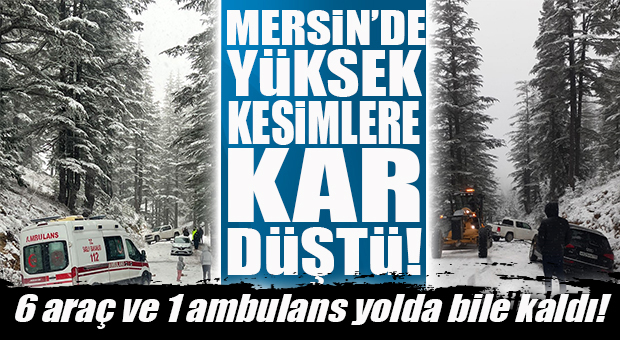 YILIN İLK KARI YÜKSEK KESİMLERE DÜŞTÜ: YOLDA KALANLAR BİLE OLDU